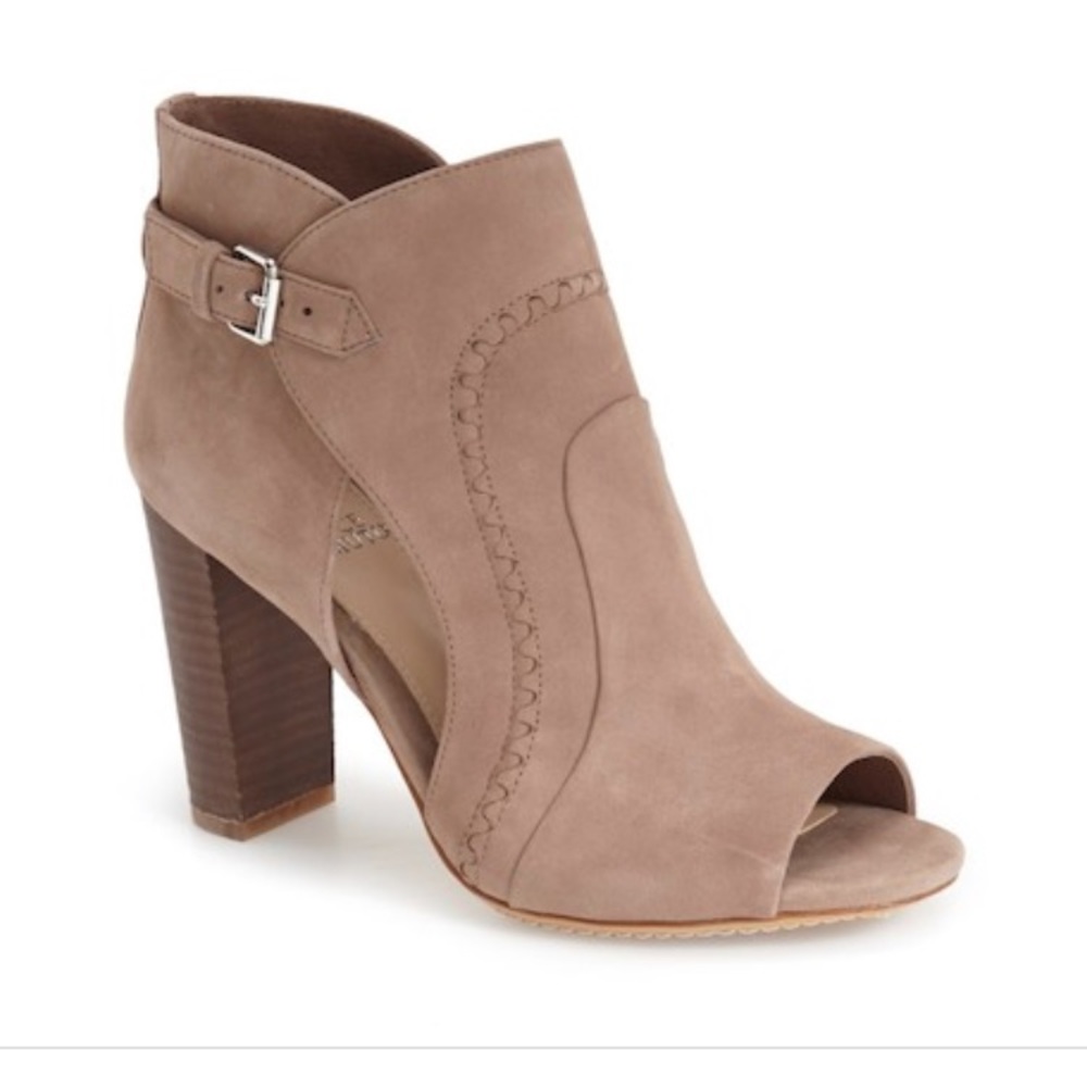 Vince Camuto 'Conley Buckle' Open Toe Bootie